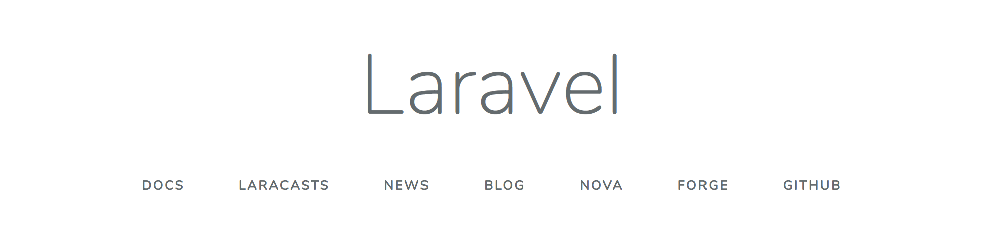 Laravel main page